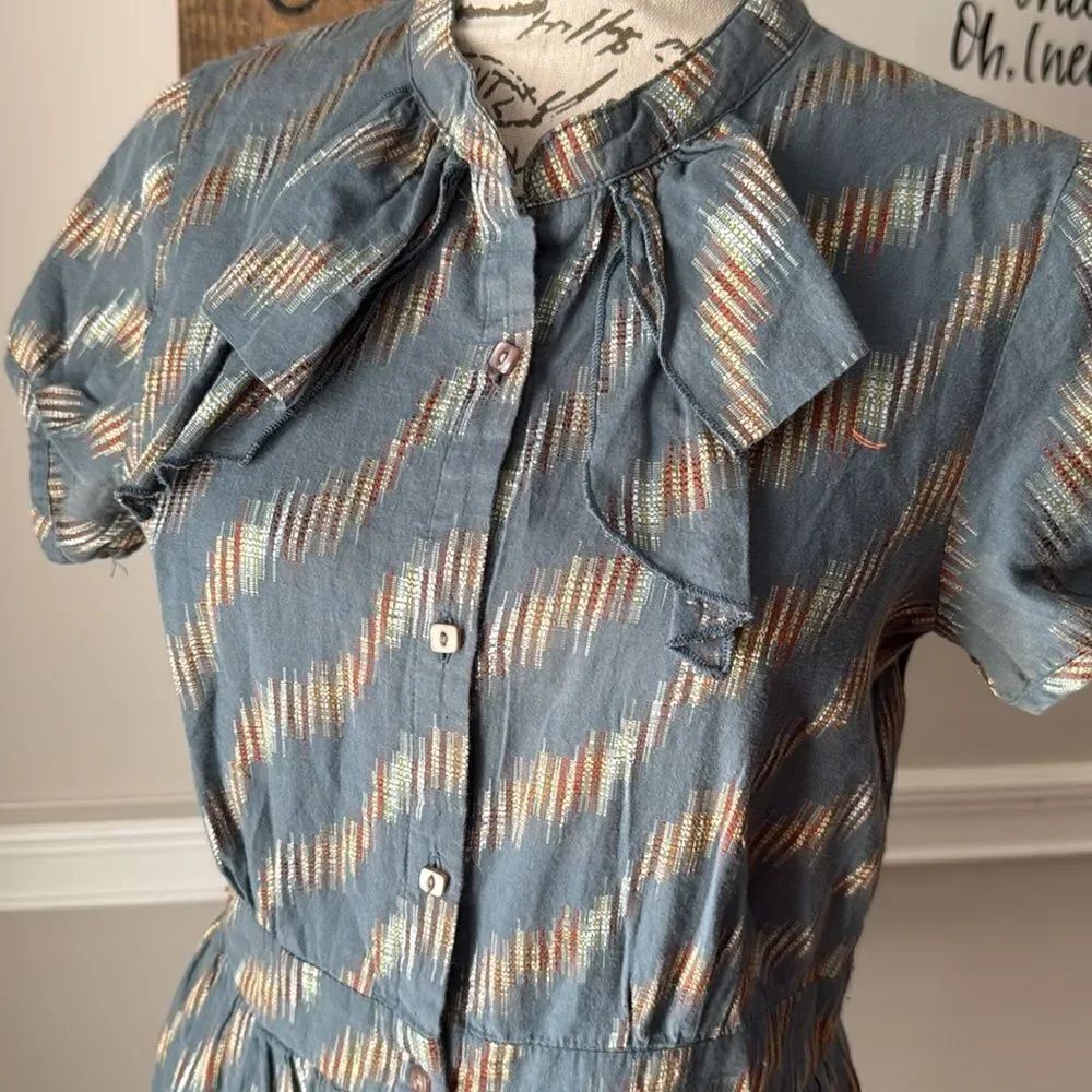 Play by C. Ronson Patterned Button Up Midi Dress - Picture 2 of 12